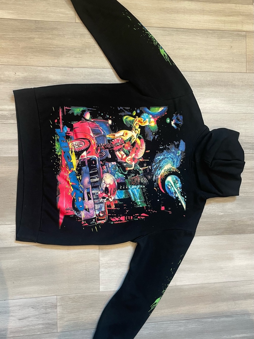 Juice WRLD x VLONE Cosmic Hoodie + LIMITED DRFL X HOTWHEELS BOX.